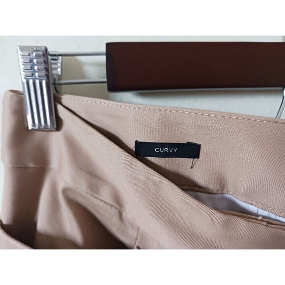 Talbots Curvy‎ Crop Pants Stretch Straight Leg Pockets Beige Size 6 - Picture 4 of 6